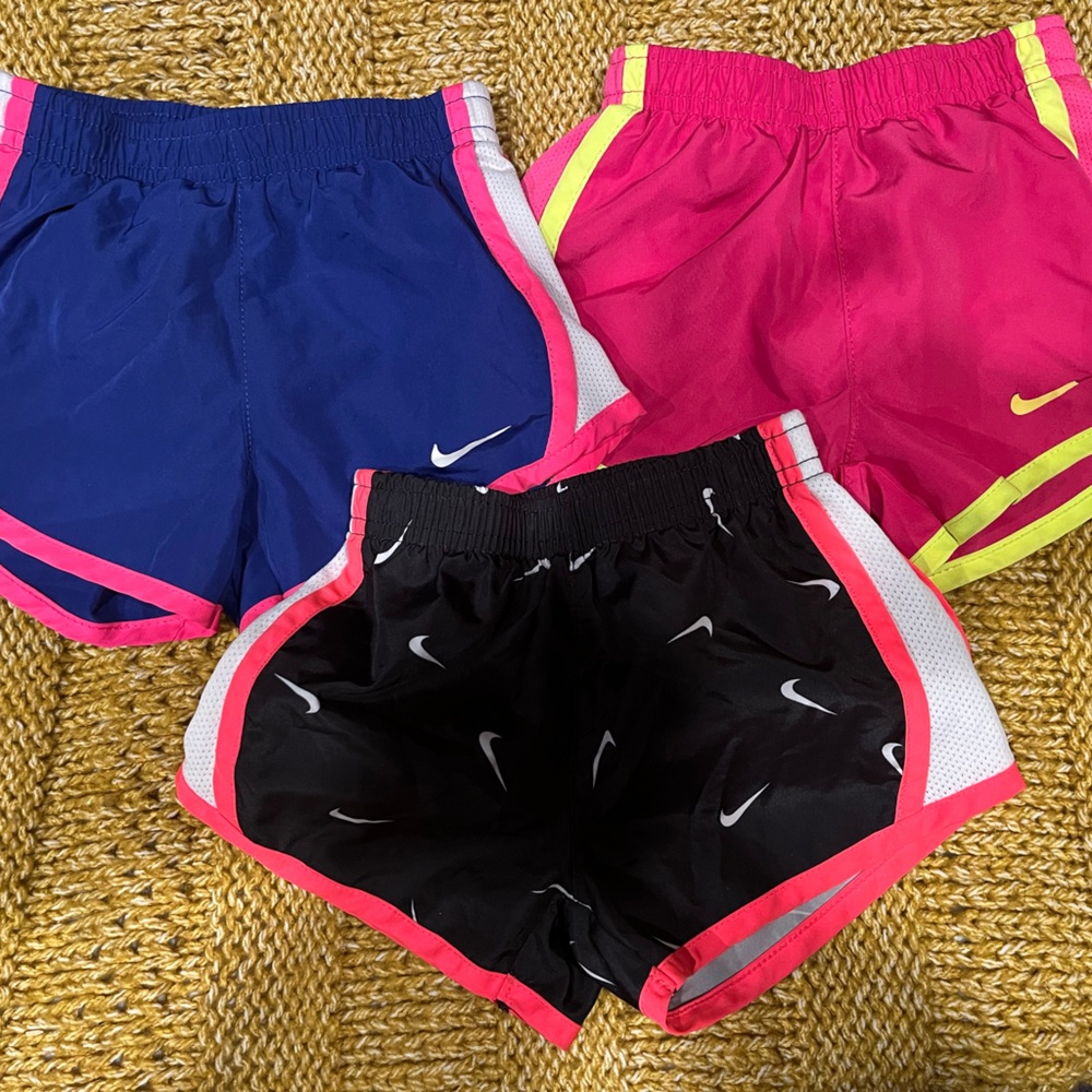 3 pairs of Nike shorts for toddlers